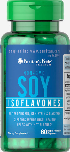 Non-GMO Soy Isoflavones 750 mg