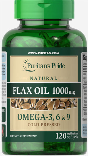 Natural Flax Oil 1000 mg