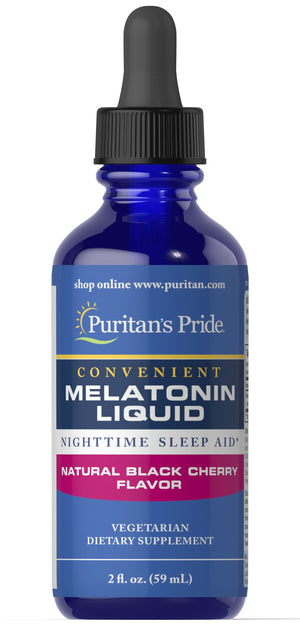 Sublingual Melatonin Natural Black Cherry Flavor 1 mg