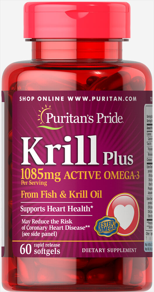 Krill Oil Plus High Omega-3 Concentrate 1085 mg