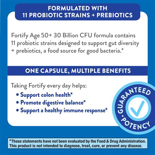 Fortify™ Age 50+ 30 Billion Probiotic