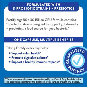 Fortify™ Age 50+ 30 Billion Probiotic