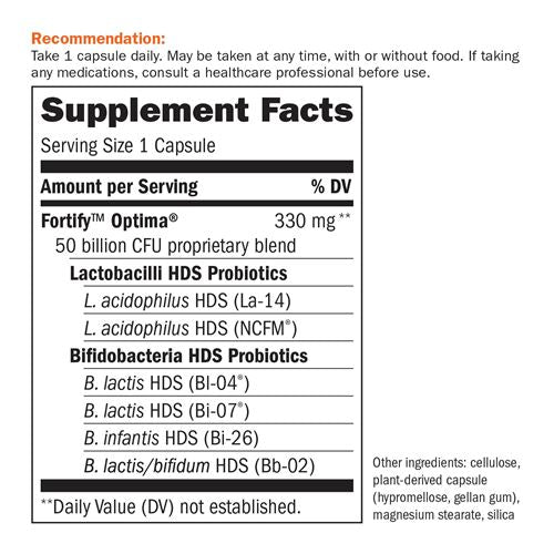 Fortify™ Optima® Digestive Balance 50 Billion Probiotic