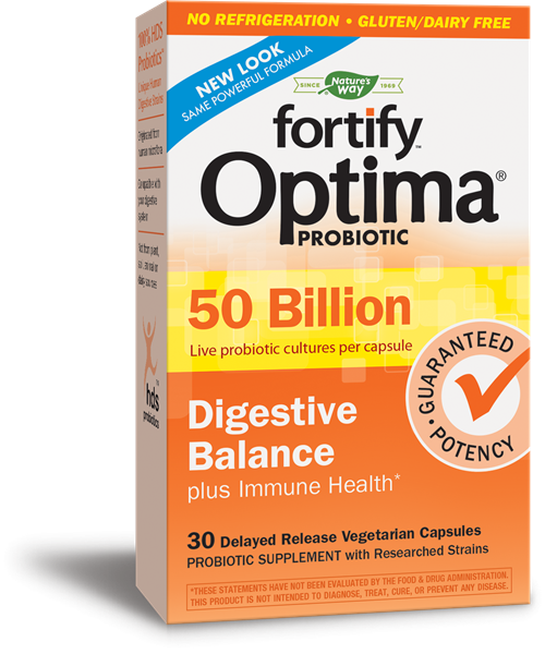 Fortify™ Optima® Digestive Balance 50 Billion Probiotic