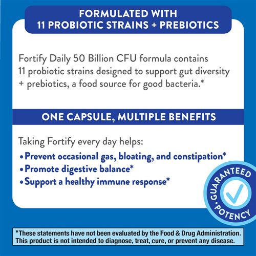 Fortify™ Daily 50 Billion Probiotic