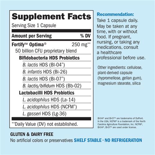 Fortify™ Optima® Adult 50+ 50 Billion Probiotic