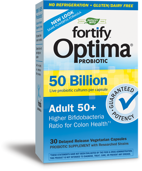 Fortify™ Optima® Adult 50+ 50 Billion Probiotic