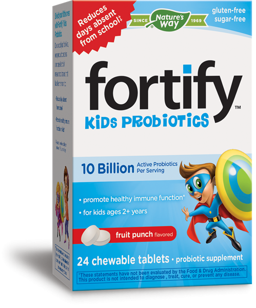 Fortify™ Kids 10 Billion Probiotic Fruit Punch