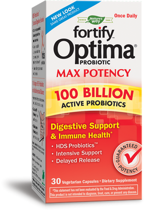 Fortify™ Optima® Max Potency 100 Billion Probiotic