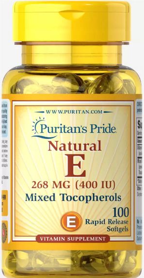 Vitamin E-400 iu Mixed Tocopherols Natural