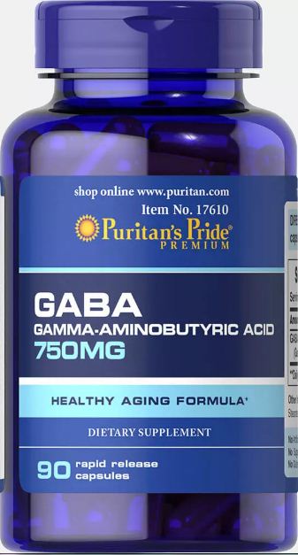 GABA (Gamma Aminobutyric Acid) 750 mg