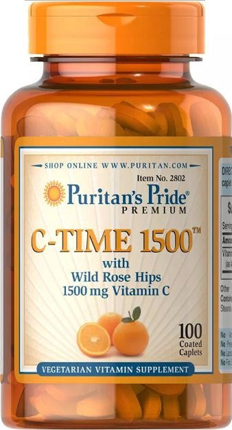 Vitamin C-1500 mg with Rose Hips Timed Release