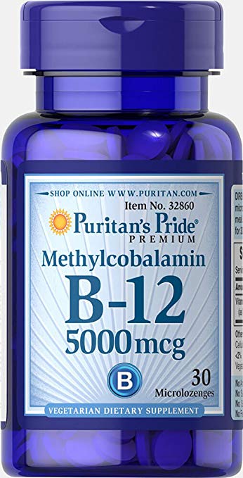 Methylcobalamin Vitamin B-12 5000 mcg